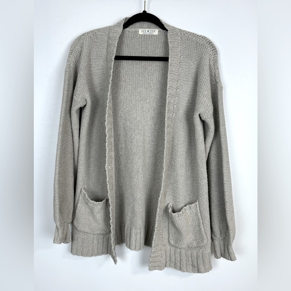 Six Ten Knit Open Sweater - Picture 3 of 14